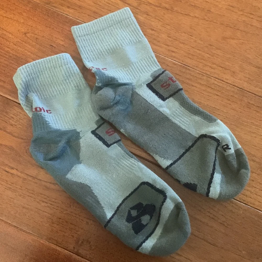 Mens Size M Socks Ankle Crew Lot 5 Pairs Stoic Synth Comp Trail Calloway No Show
